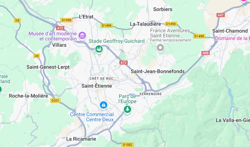 Zone d'intervention marie Saint-etienne